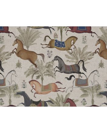 Showcase Cotton Rich Printed Panama, Trojan