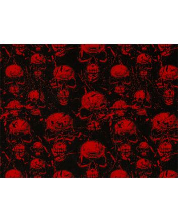 Skull Stare Foil Print Jersey
