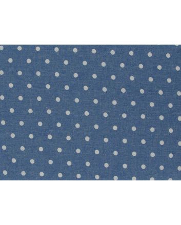 Small Spots Printed Chambray