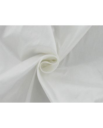 Smooth Silk Dupion, White
