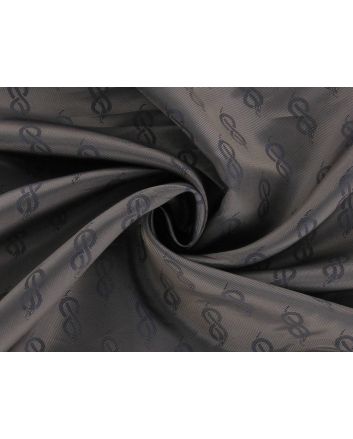 Snake Polyviscose Lining, Blue Taupe