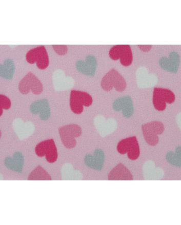 Soft Anti Pil Fleece, Hearts