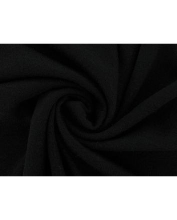 Soft Touch Viscose Knit Jersey, Black