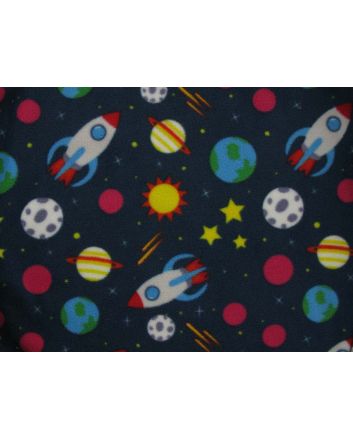 Space Adventure Polar Fleece, Navy