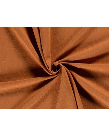 Stone Washed Ramie Cotton Blend, Rust