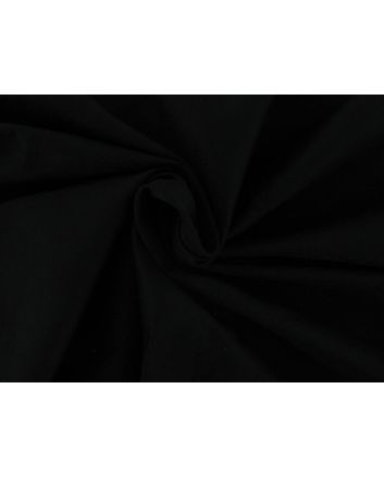 Stretch Cotton Sateen, Black
