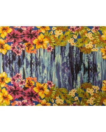 Stretch Peachskin, Blue