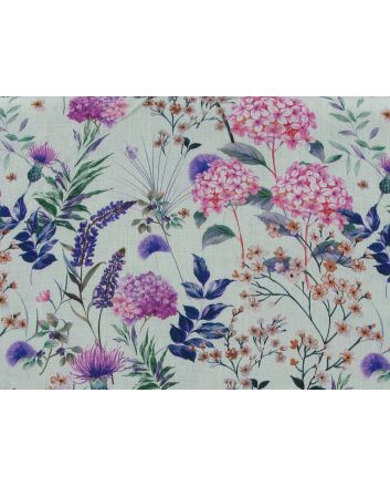 Thistle Garden Printed Viscose Linen Blend