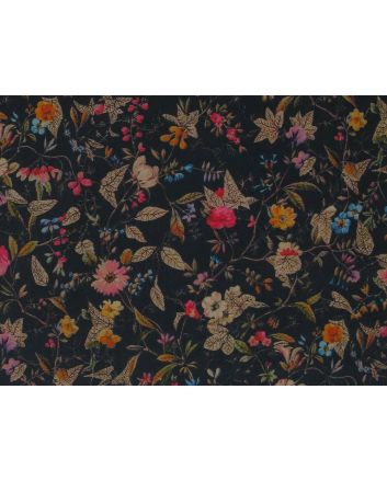 Tivoli Gardens Cotton Lawn Print, Navy