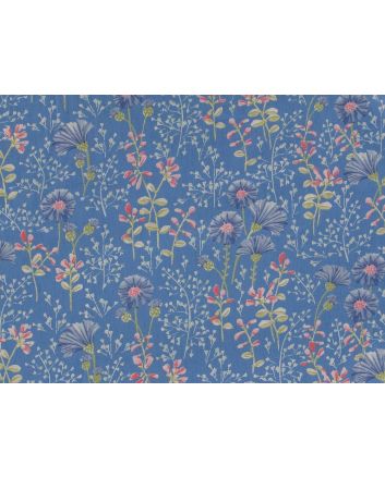 Tulip Veil Pima Cotton Lawn, Cobalt