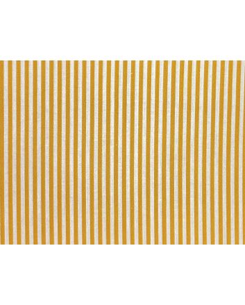 Craft Collection Cotton Print, Candy Stripe, Mustard