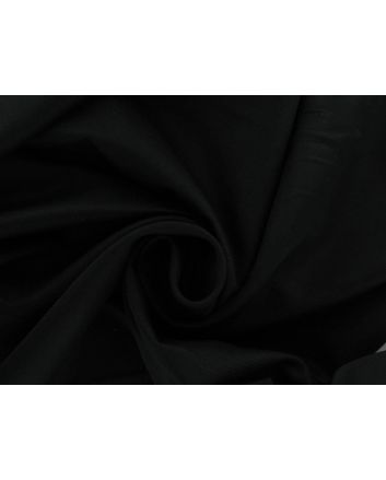 Viscose Blend Gaberdine Twill, Black