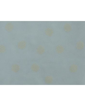 Wavy Spot Printed Chiffon, Sky