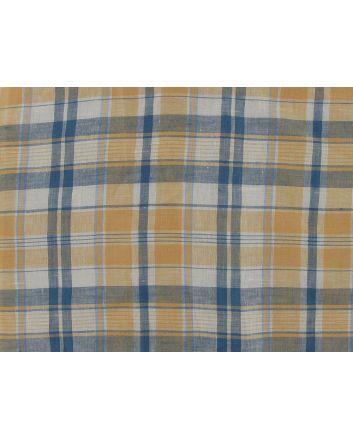Wicklow Check Irish Linen, Yellow