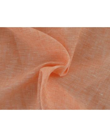 Wicklow Yarn Dyed Irish Linen, Tangerine