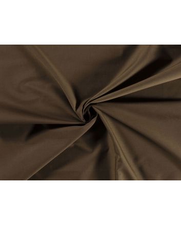 Wide Width Polycotton Sheeting, Brown