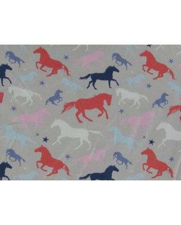 Wild Horses Cotton Jersey Print