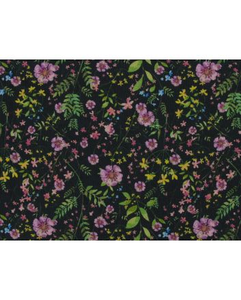 Wildflower Cascade Printed Cotton Needlecord