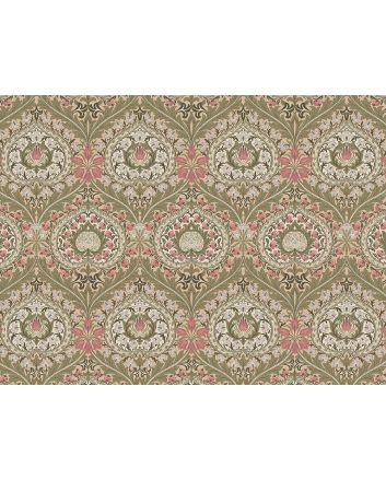 William Morris Eden Cotton Panama, Rose