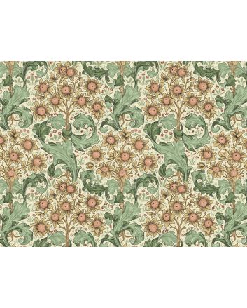 William Morris Orchid Cotton Panama, Buttercup