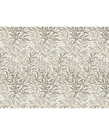 William Morris Willow Bough Cotton Panama, Natural