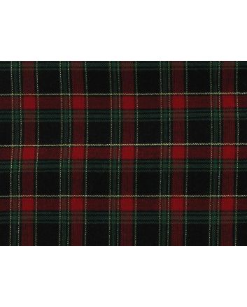 Woven Metallic Cotton Tartan, Dunhaven