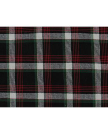 Woven Metallic Cotton Tartan, Torvaig