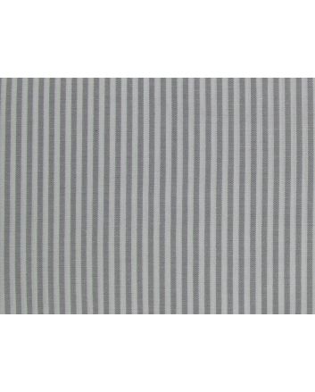 Yarn Dyed Cotton Chambray 3mm Stripe, Grey