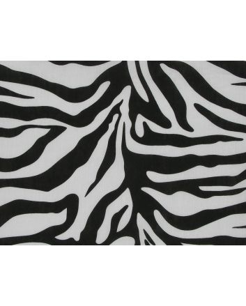 Zebra Polycotton Print